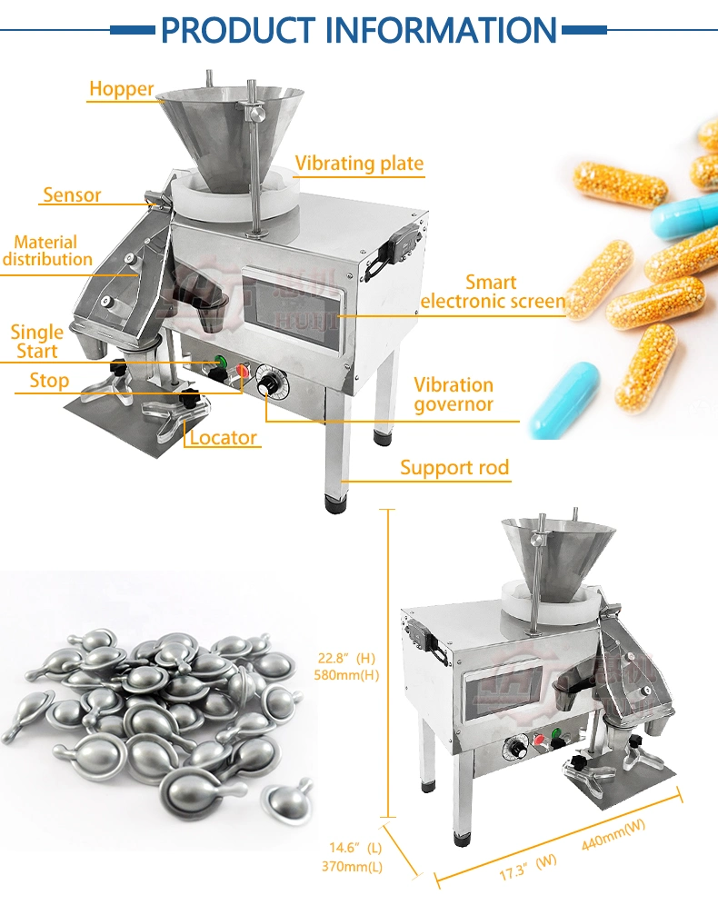 Tablet Counting Fillin Small Tablets and Capsule Counter Bottling Pill Candy Production Line