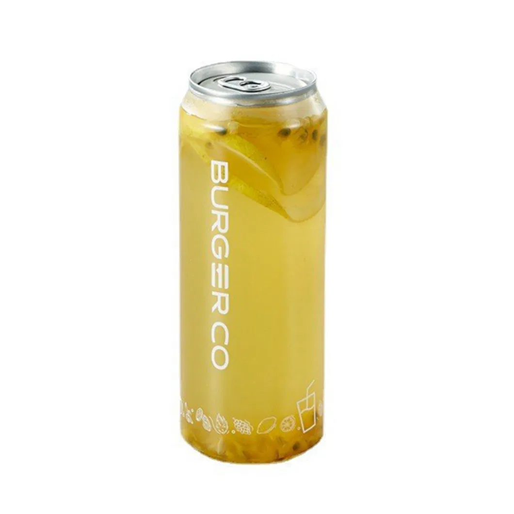 Soda Beverage Soft Energy Drink Plastic Container with Aluminum Easy Open Lid