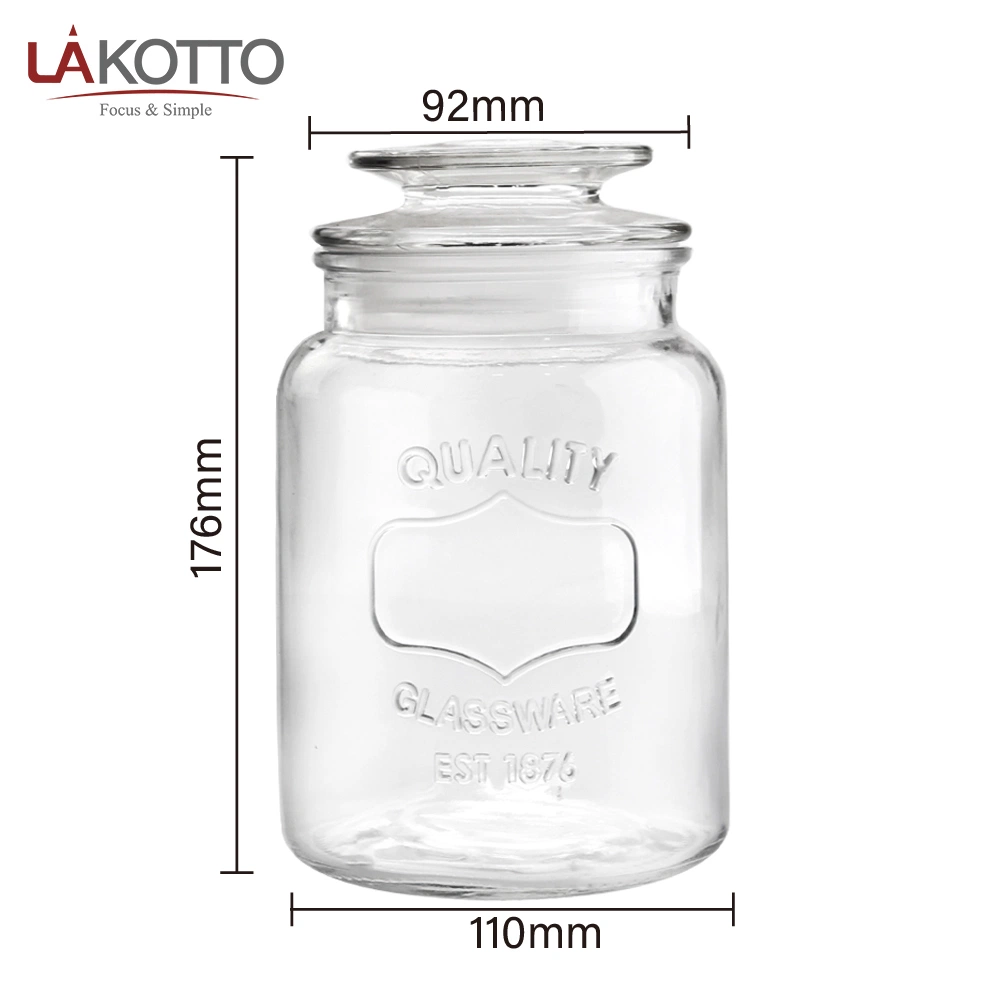 Customized Logo Acceptable Glass Lakotto Glassware Kitchen Container Tableware with Cheap Price