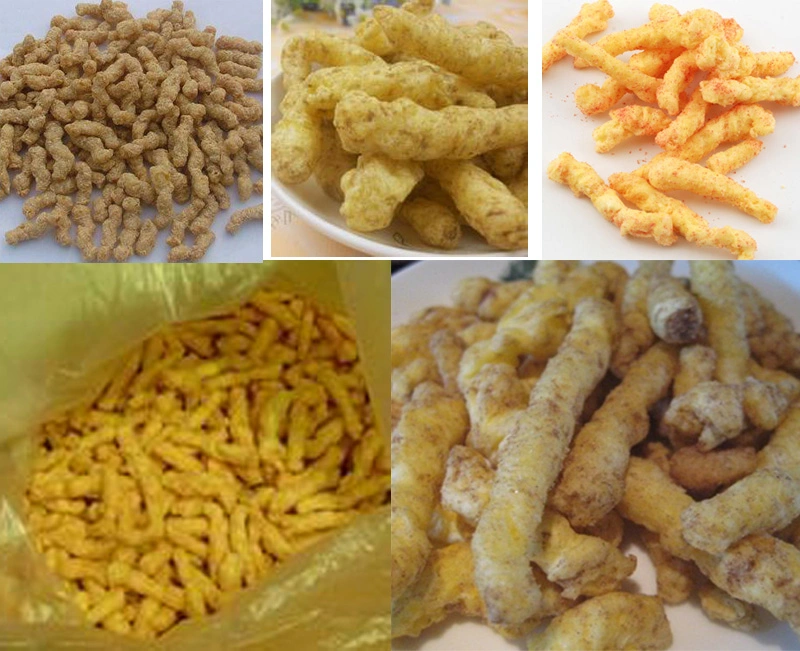 Automatic Fried Type Kurkure/Cheetos/Corn Cruls/Nik Naks Making Machine