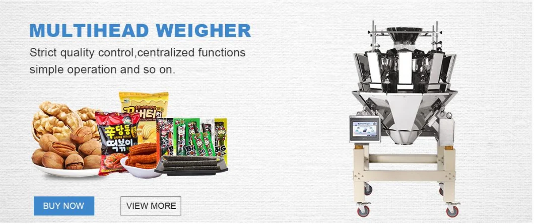 Automatic Multi-Head Weigher Weighing Cherry Plum Candy Nut Multi-Function Weighing Packing Machine