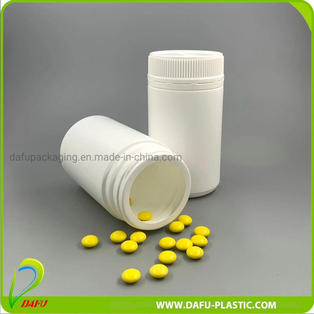 150ml PE Round Shape Cylinder HDPE Plastic Tablet Pill Bottle