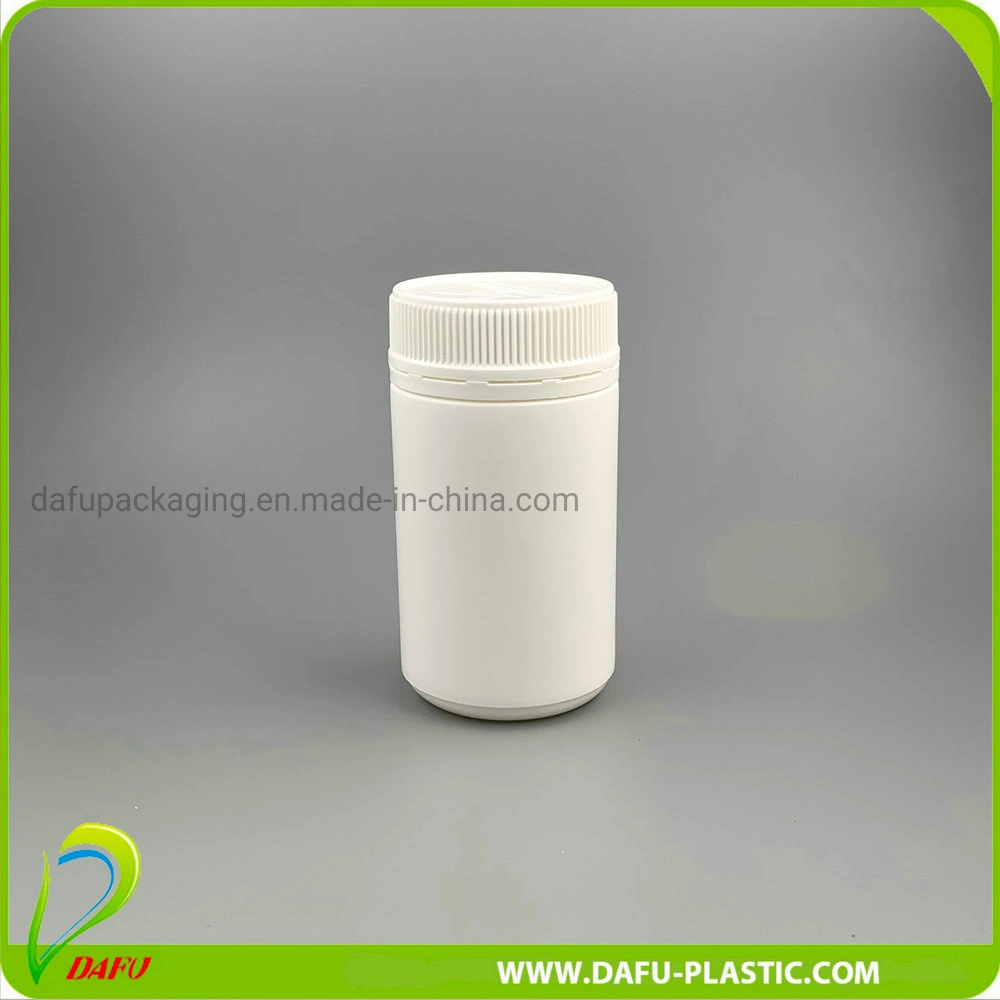 150ml PE Round Shape Cylinder HDPE Plastic Tablet Pill Bottle