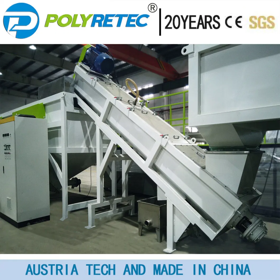 High Output Waste Plastic Pet HDPE Bottle Flake Drum Pallet Rubber Lump PVC Pipe LDPE LLDPE PP PE Film Jumbo Woven Bag Recycling Crushing Line Washing Machine