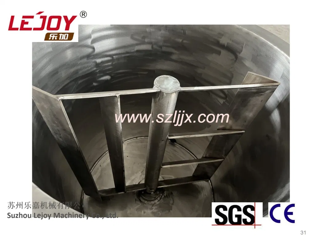 5000L Electric Heating Industrial Chocolate Storage Tank Chocolate Mixing Machine with Stirrer Automatic Temperature Control