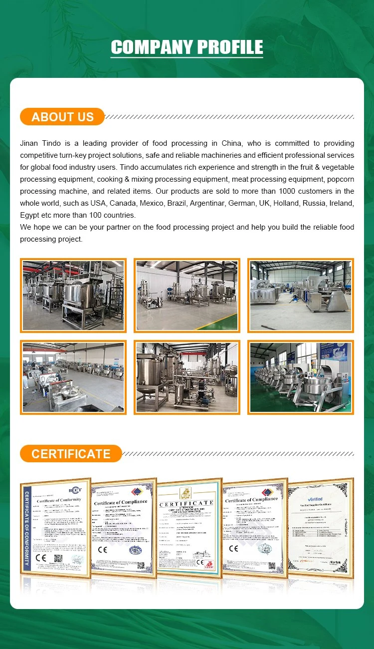 Full Automatic Popcorn Maker Industrial Caramel Mushroom Popcorn Making Machine with CE Certification