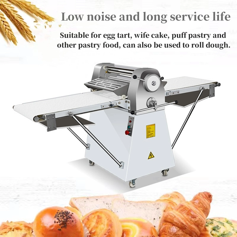 Vertical Bakery Dough Sheeter Pastry Croissant Bread Cake Shortening Crisper Machine