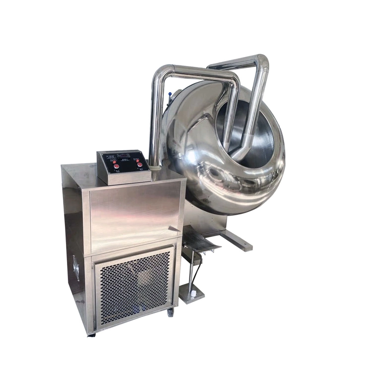 Factory Price Commercial Industrial Peanut Nut Almond Chocolate Coater Machine