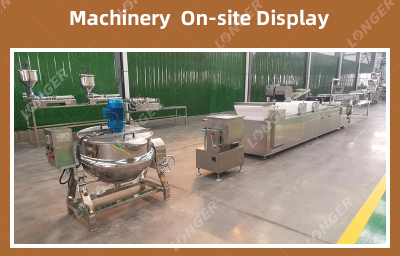Automatic Small Scale Caramel Candy Groundnut Brittle Maker Peanut Chikki Making Machine