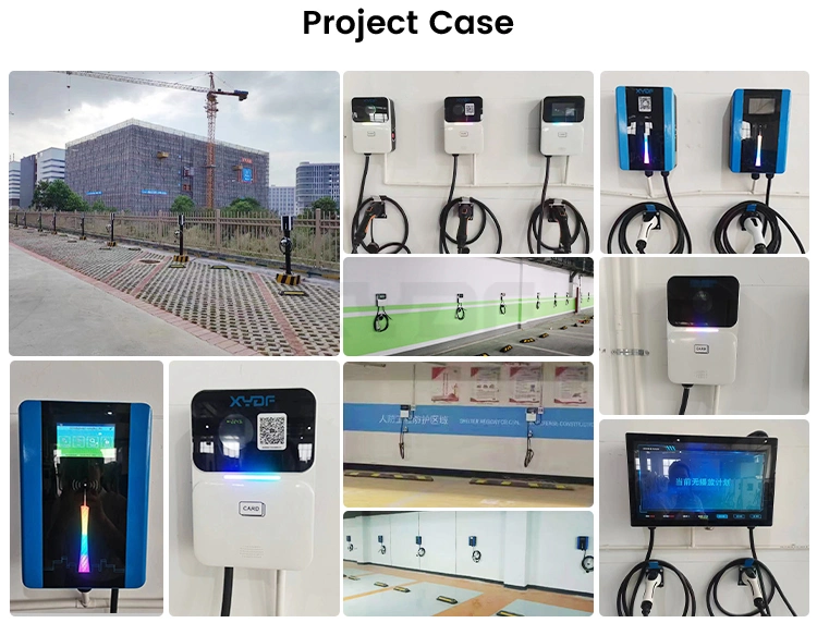 Xydf Gbt Chademo High Compatibility 7kw Type 2 Double Guns Ocpp 4G Electric Car Chargepoint Fast AC EV Charger