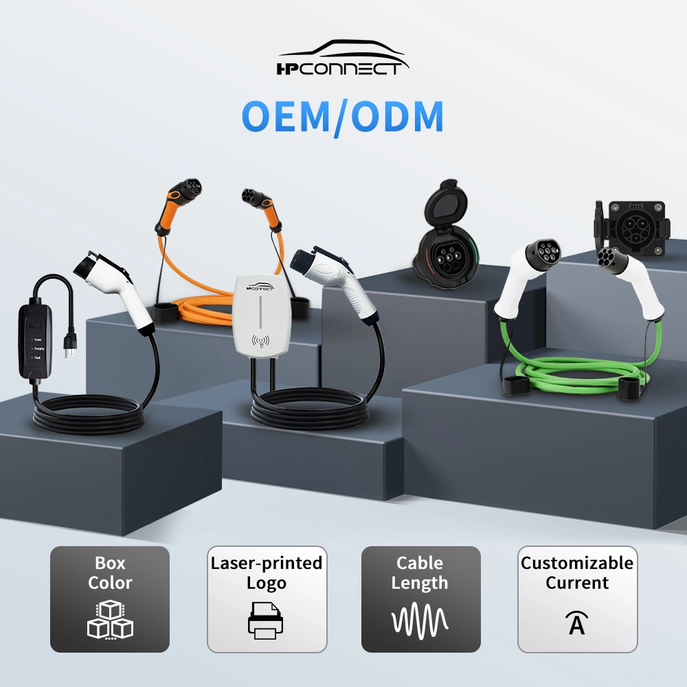 3.5kw 7kw 16A 32 IEC Type 2 Car Charger Wallbox Electric Vehicle EV Charging Station with CE