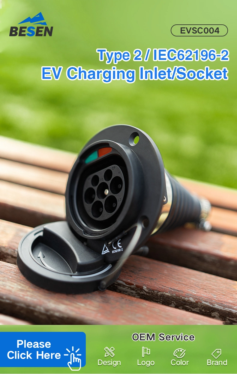 IEC 62196-2 EV Socket Outlet 4 Points for Electric Vehicle