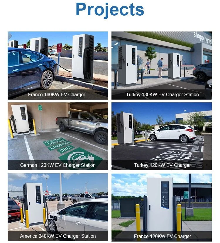 120kw EV Charging Rapid Charging Points for Business Center, Highways EV Charging Pile