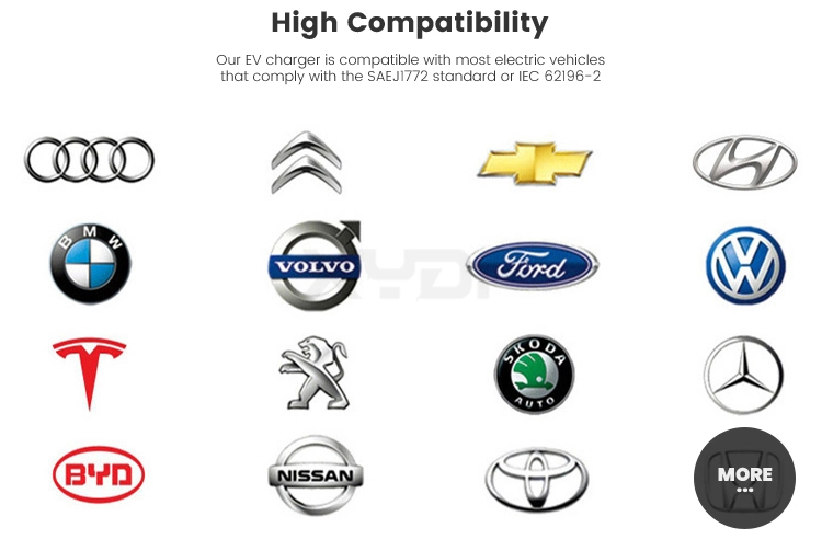 Xydf Gbt Chademo High Compatibility 7kw Type 2 Double Guns Ocpp 4G Electric Car Chargepoint Fast AC EV Charger