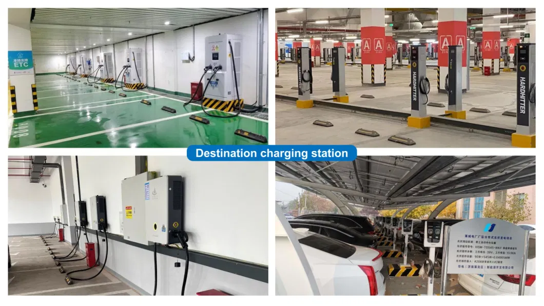 60kw 80kw DC Electric Car Charger EV Charging Points Stations Chargepoint Integrated Single Gun