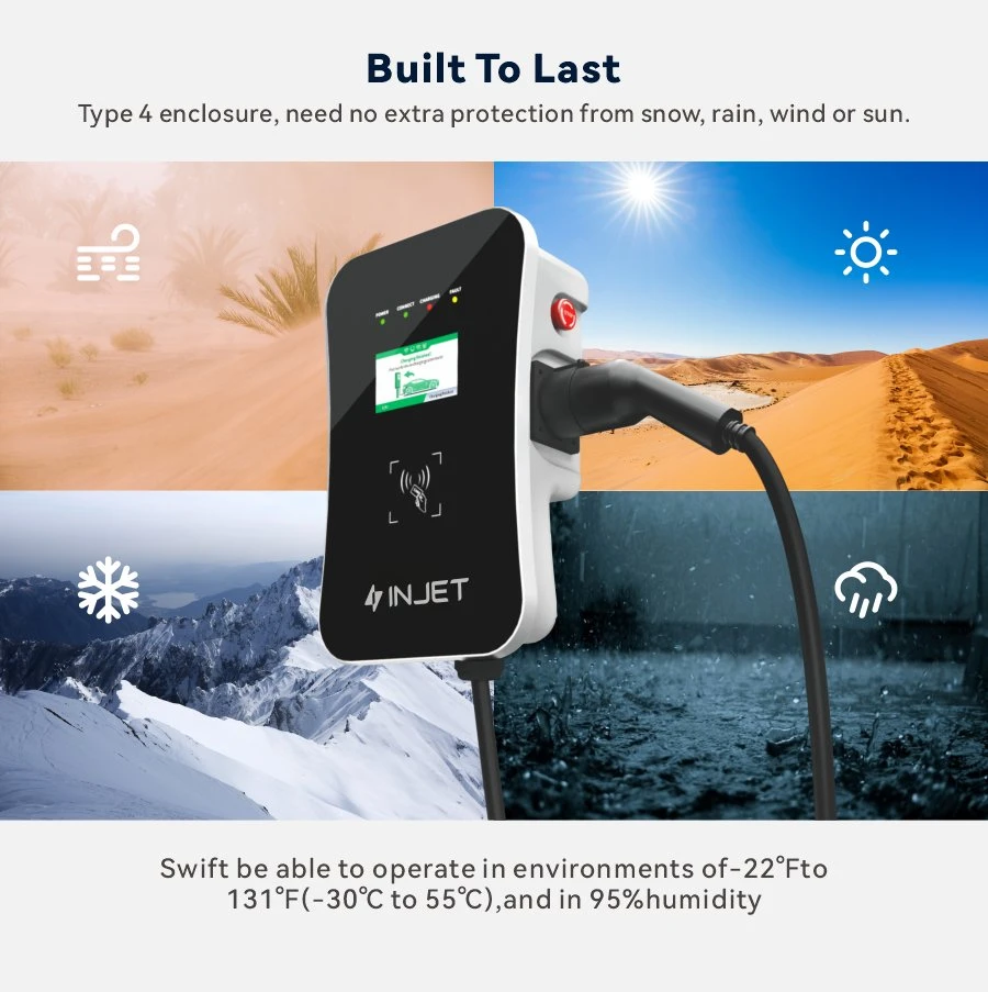 Evse Manufacturer AC EV Charger 3 Phase 7kw 11kw 22kw Type 2 Wallbox EV Charger Charging Station for Electric Car