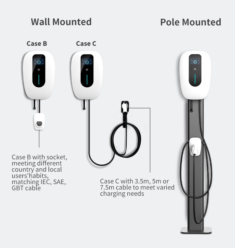 Manufacturer ODM Service of IP 65 Electric Car EV Charger EV Charging Station for Home Charging