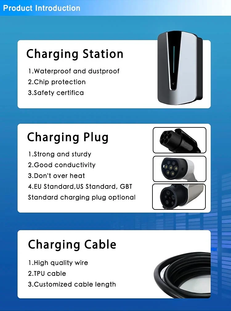 New Energy Automobile AC EV Fast Charging Electric Cars Charging Station