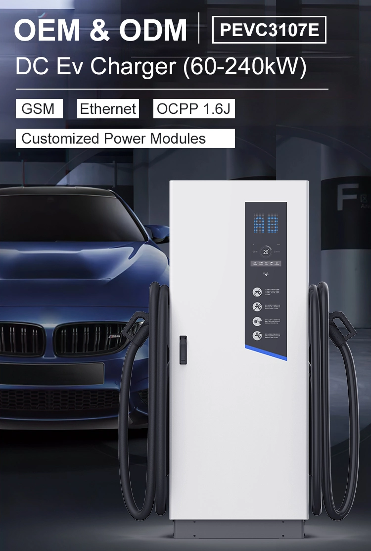 120kw EV Charging Rapid Charging Points for Business Center, Highways EV Charging Pile