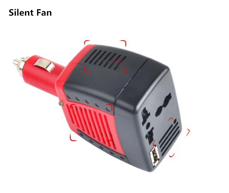 DC to AC Mini USB 12V 220V 75W Car Inverter