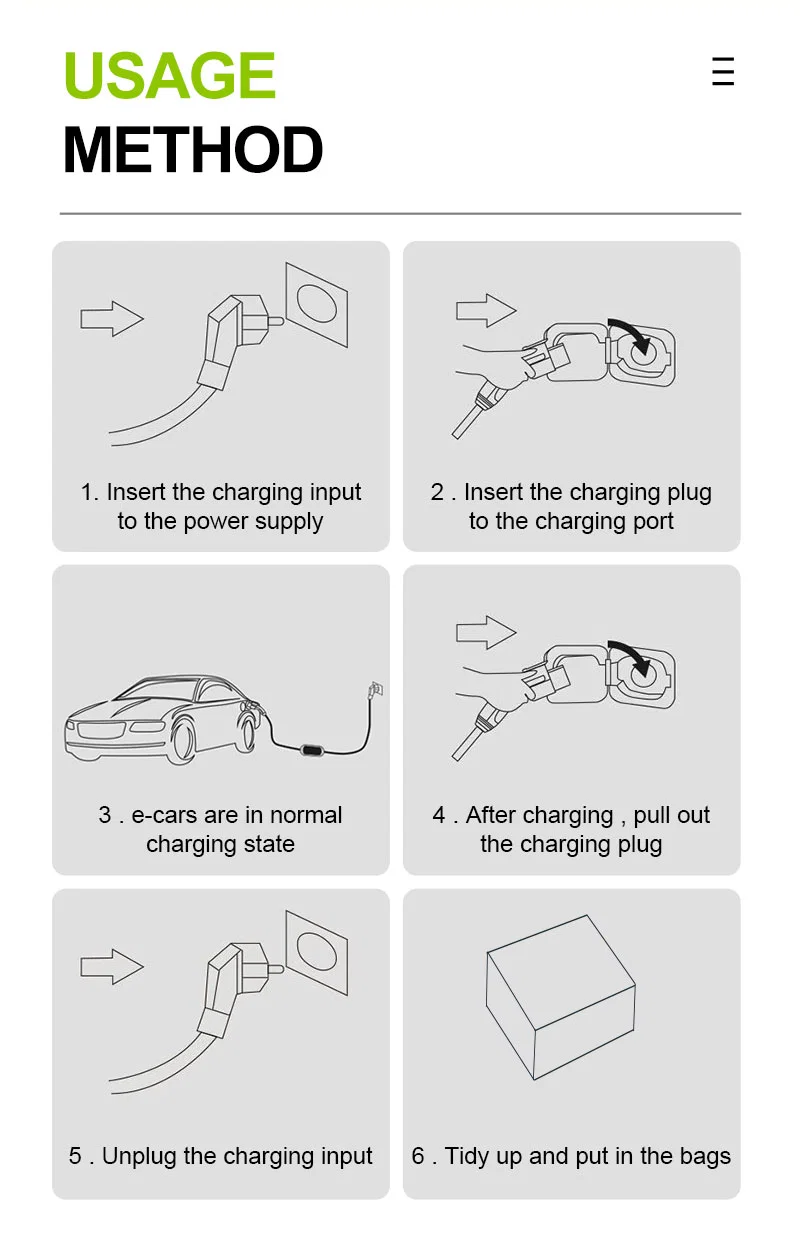 Manufacturer Competitive Price 7kw Gbt Super Charger Electric Portable AC EV Car Home Use EV Fast Charger Type 2 1 Gbt