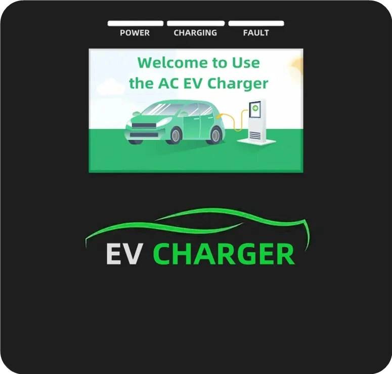 EU 2 Wall-Mounted 22kw EV Portable Electric Car Charging Station