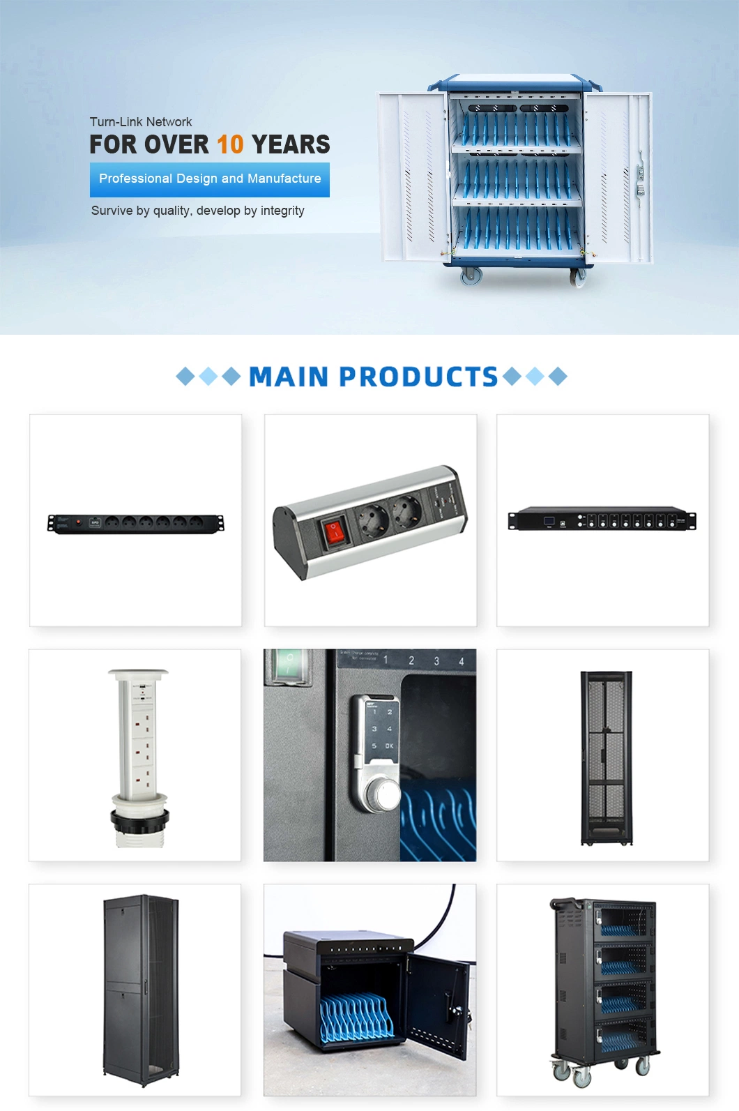 20ways AC Charging Station for Notebook, Laptop, iPad, Charging Cabinet for Bank