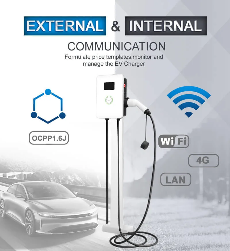 Marvel Manufacturers Commercial APP Control Mode 3 AC Electric Car Charging Point