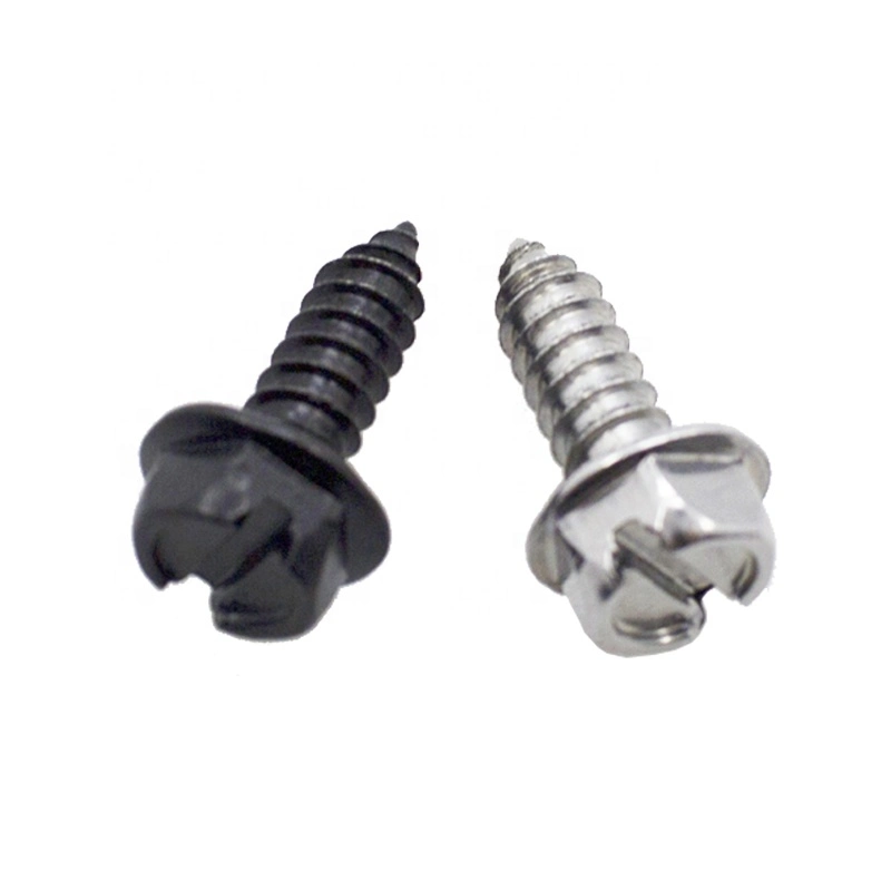 Black Drywall Screw/China Manufacturer High Quality Hexagon Head License Plate Screws