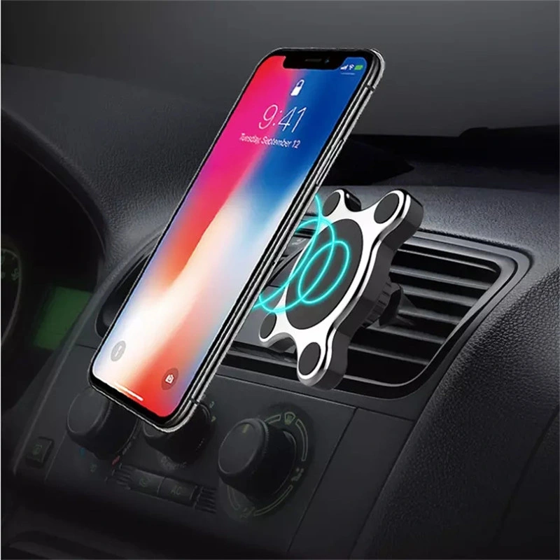 Infrared Automatic Sensor Cell Phone Fast Wireless Car Charger with Holder