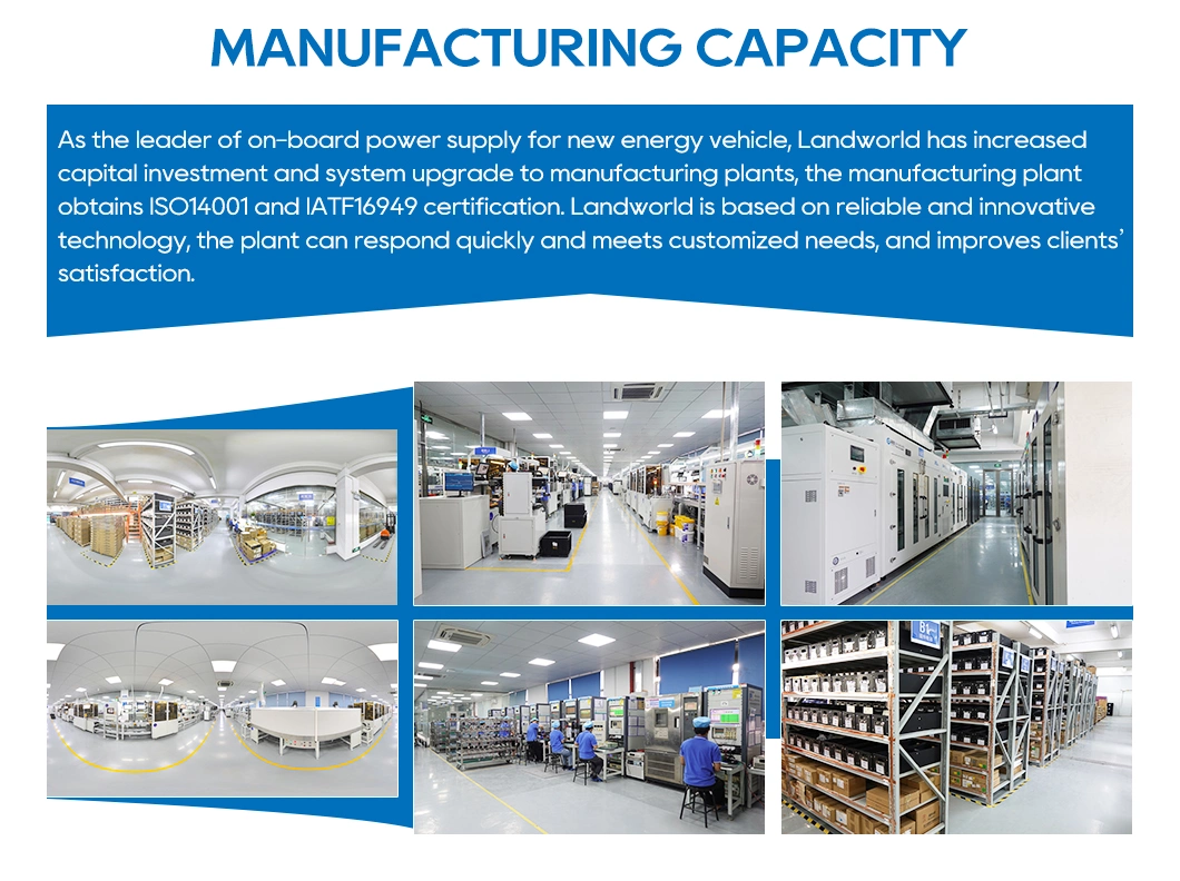 Landworld 11kw Obc+3kw DC/DC+PDU EV DC/DC Charger Samll Size Passenger Car