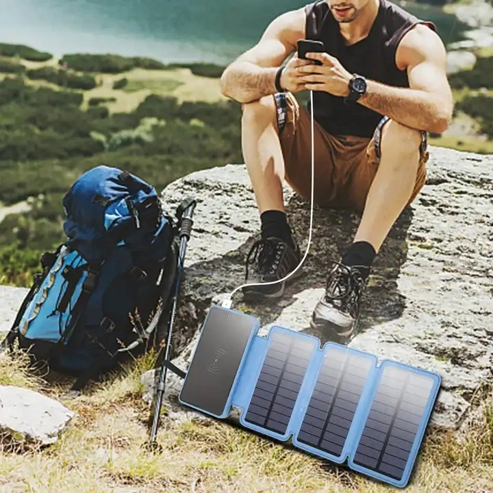 20000W Portable Panel Mobile 40W Inverter Solar Cell Phone Charger