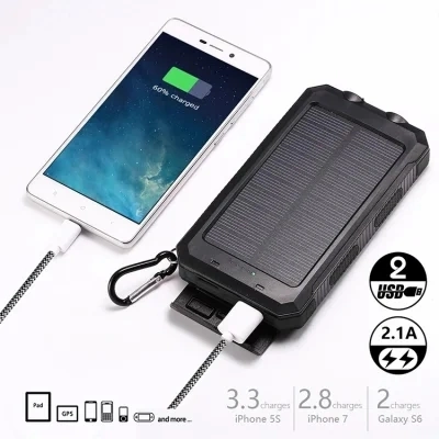 20000W Portable Panel Mobile 40W Inverter Solar Cell Phone Charger