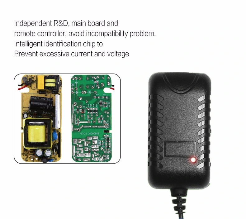 12V 2A AC DC LED LCD CCTV Router Cell Phone Medical Power Adapter 4V 5V 7V 8V 10V 14V 18V 20V 24V 1A 3A 4A 5A 6A 7A Battery Charger CE UL RoHS Kc PSE Approval