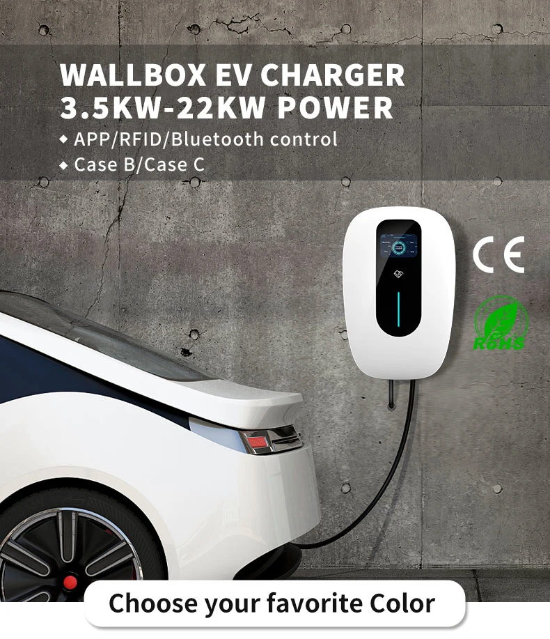 3 Phase Home Electric Car Charger EV Charging Station 11kw