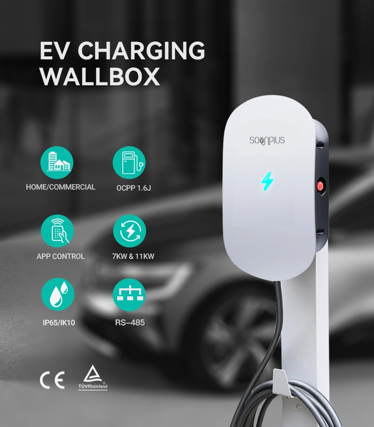 Solar Electric Car Charger Solar Charging Car Home Charging Point EV Charging Solutions Stand with CE/RoHS