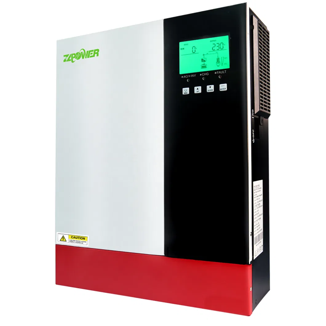 5.5kw Solar Charger Solar Inverter Buit-in MPPT All in on Hybrid Inverter