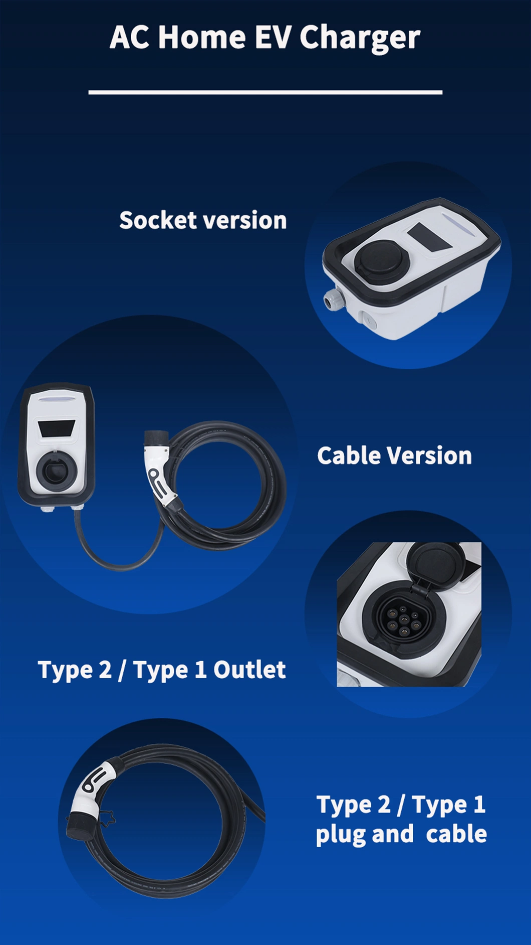 Wholesale 22kw 32A EV Charger AC Car Charging Station for Electric Vehicle