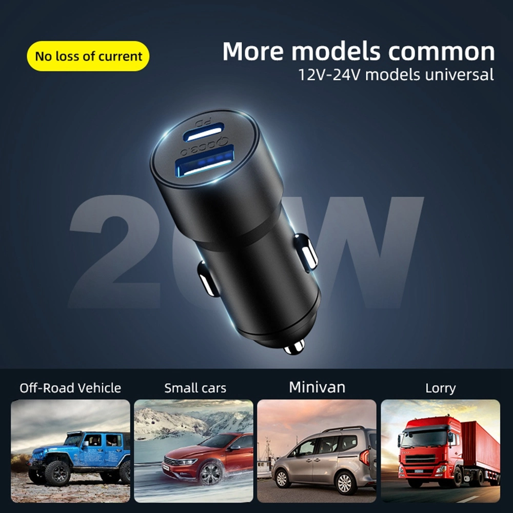 Ivon Cc26 5V 2.1A Dual USB Ports Fast Charger Car Charger for Cell Phone Camera Tablets Laptops and More