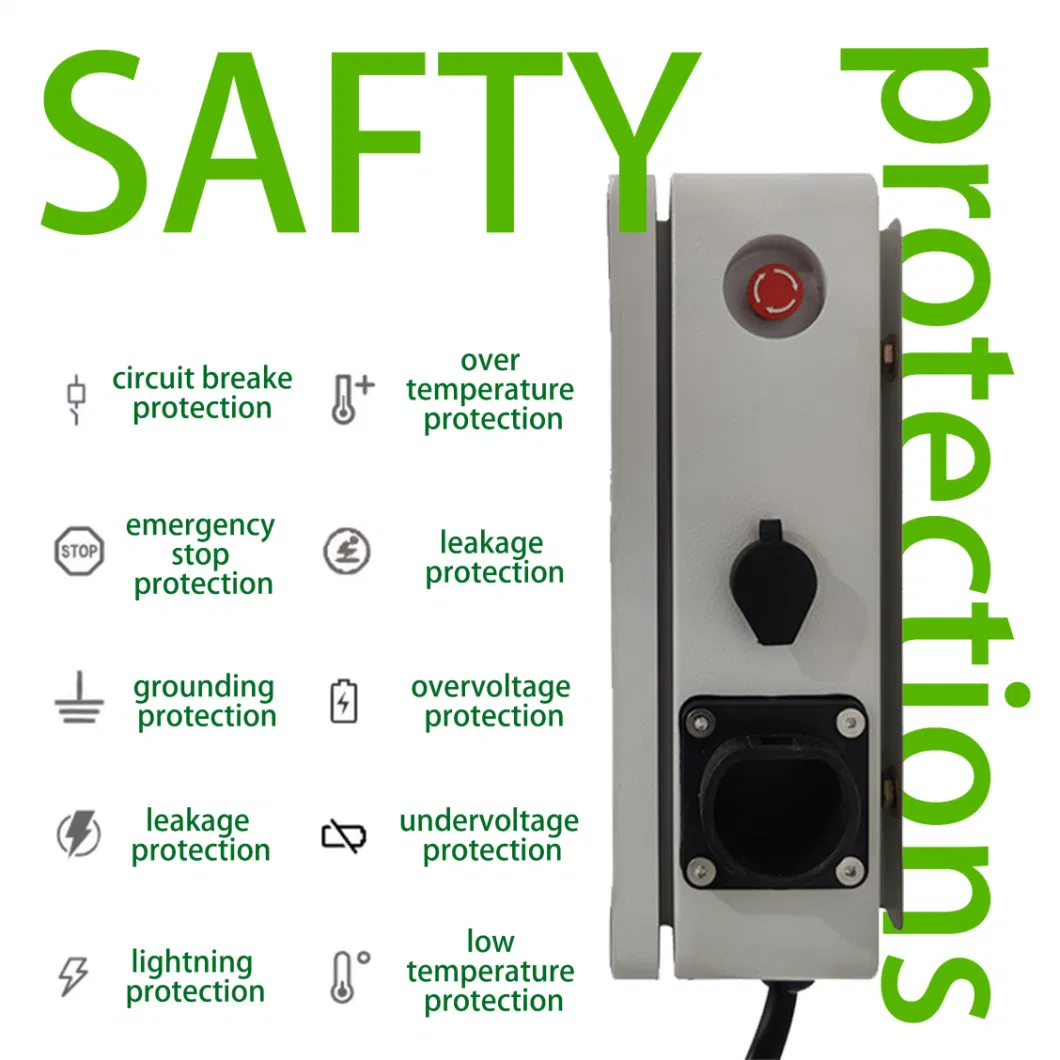 Home EV Charging Station AC Charging Electric Vehicle Charging Point 7kw