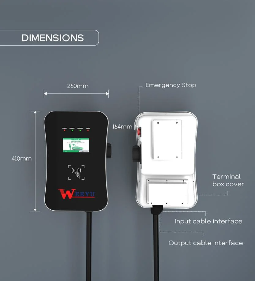 Business Ocpp EV AC Charger Commercial EV Smart Charger UK Canada EV Charging Infrastructure Home Hotels Charging Point EV Charger