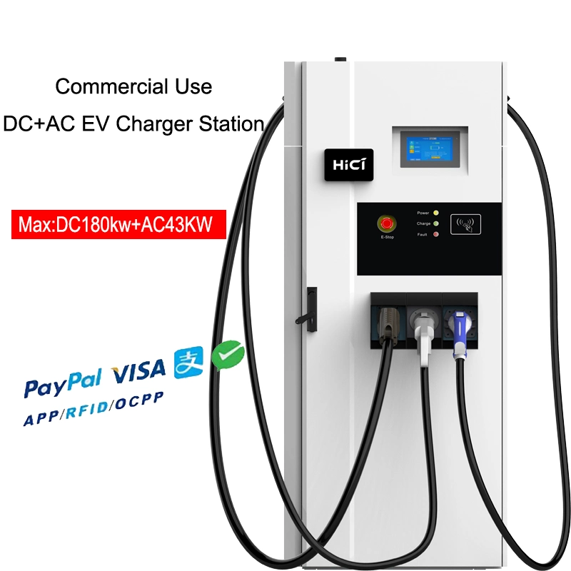 DC CCS2 Chademo, Gbt +AC Type 2 Fast Charging Station EV Car Charger Station