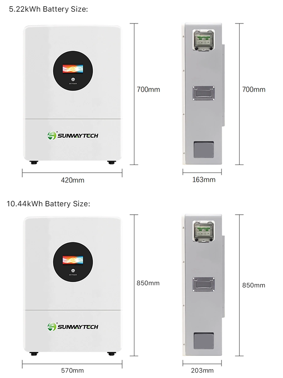 Sunway Cheap Price Wholesale Lithium Batteries 100ah 200ah 48V 51.2V Lithium Battery for Home Use