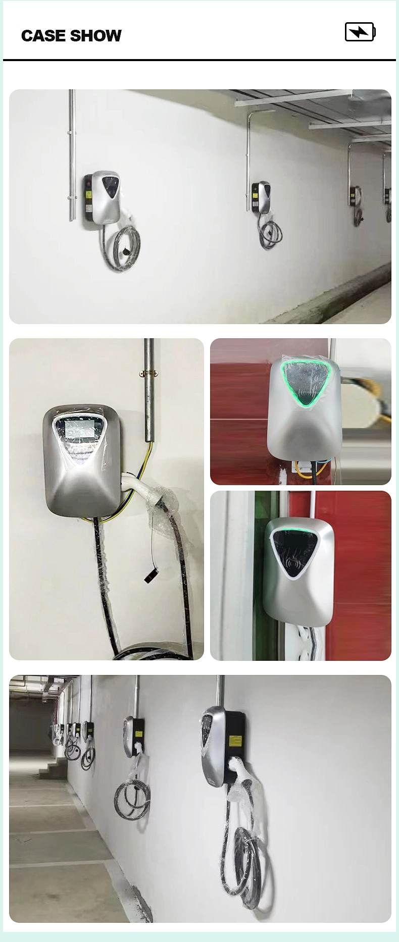 AC Fast EV 7kw Charger Home Use Electric Vehicle Charging Pile