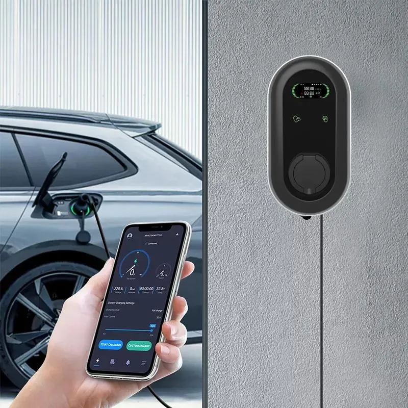 RFID Card Electric Charger Car Station EV Charge All-Round Protection EV Charging Station 22kw Floor-Mount Home EV Charge Point