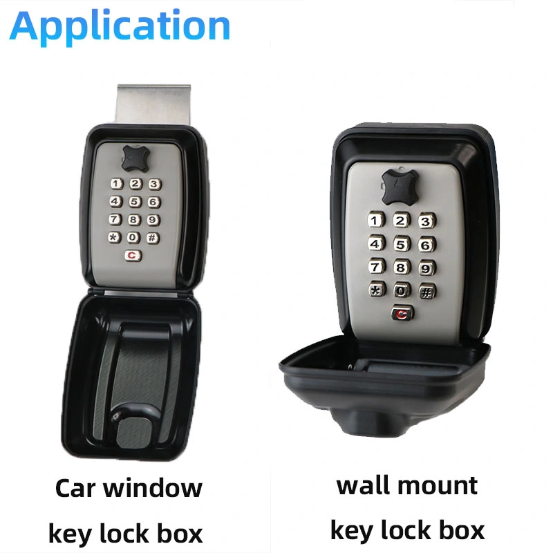 Outdoor Combination Button Key Storage Safe Car Dealer Car Window Key Lock Box