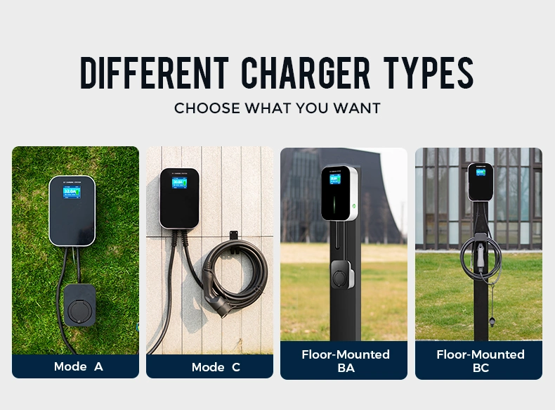 IEC 62196-2 32A 7kw Charging Point for Electric Vehicle 20 Feet