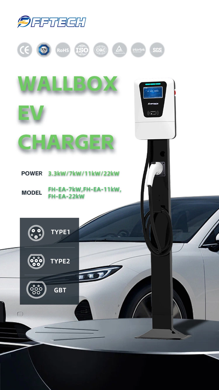 Hot Sale Homeuse 7kw 22kw AC Wallbox Car Charging Station EV Charger