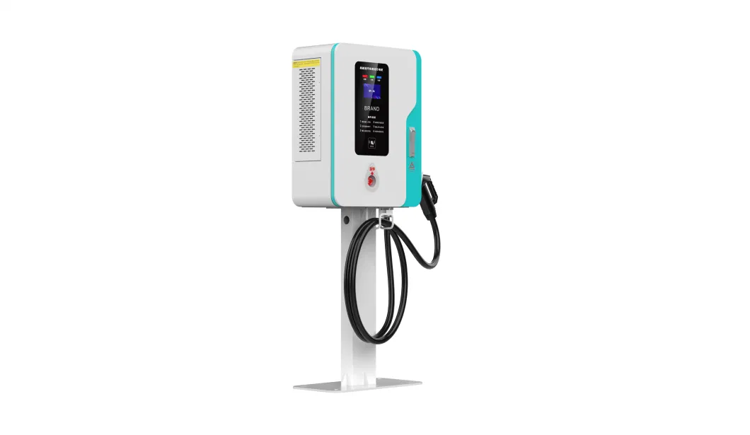 Outdoor Electric Vehicle Commercial Smart AC DC EV Charging Station for Electric Car 60kw 80kw 120kw 180kw Charger with 5m Cable