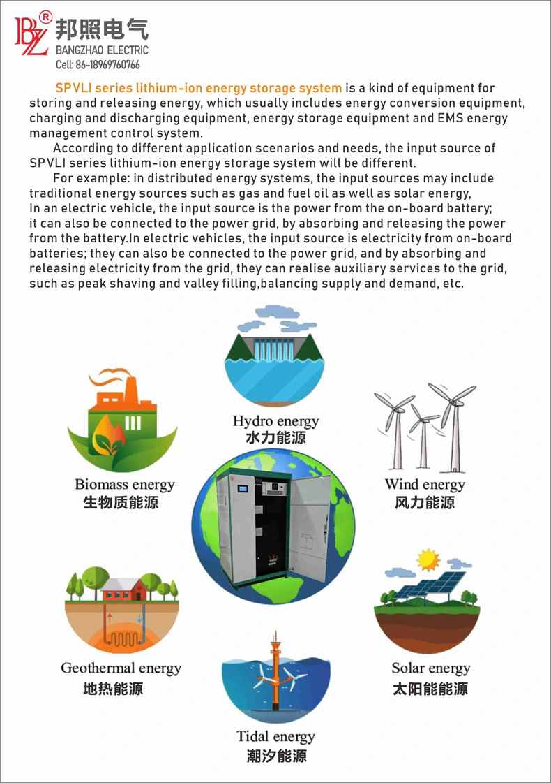 IP54 Battery-Integrated DC-DC &amp; AC-DC EV Charger 42kwh / 57.6kwh Energy Storage System for Commercial Use Solar+ AC Hybrid LiFePO4 Storage System